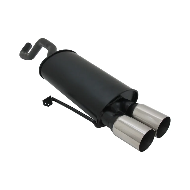 Novus Sportauspuff für Renault Clio 3 2x76mm RL-Design Endschalldämpfer mit ABE