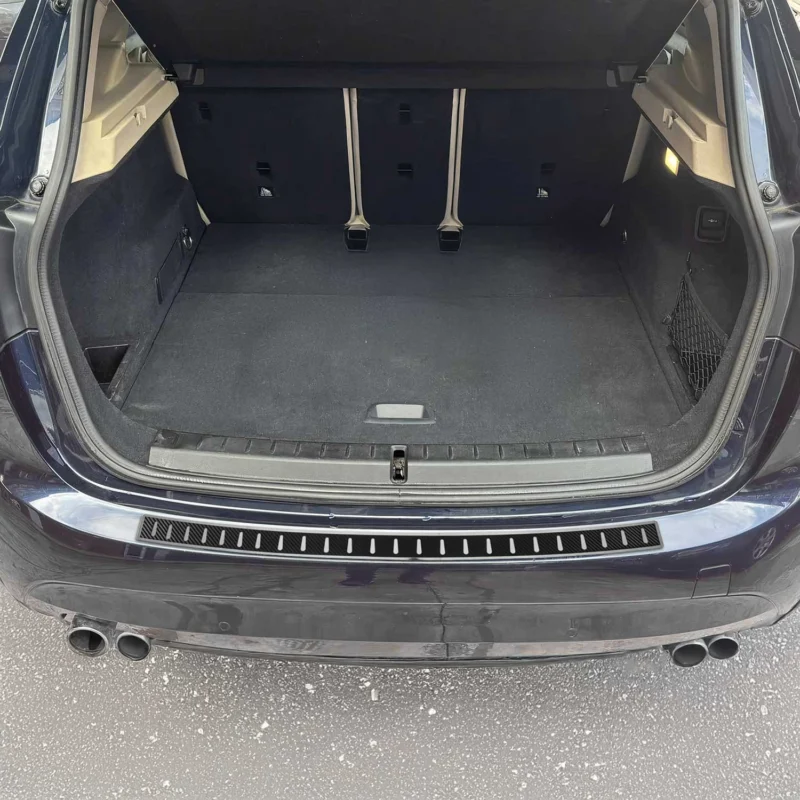 Ladekantenschutz für BMW 2er Active Tourer F45 2014-21 Edelstahl carbon foliert
