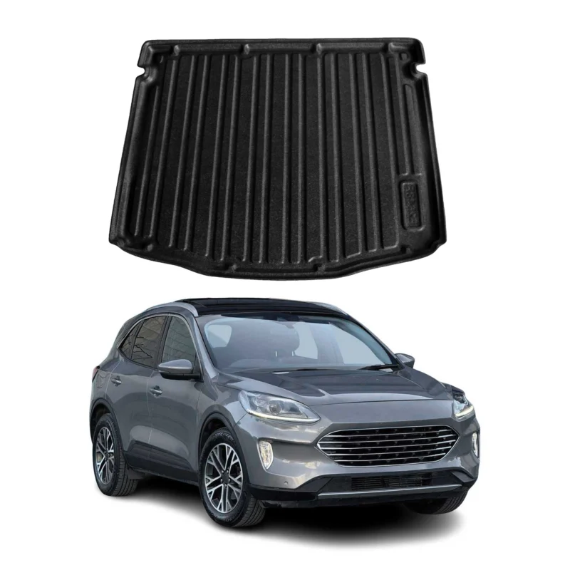 Kofferraumwanne Laderaumwanne für Ford Kuga III 2019-2026 Gummi TPE Schwarz