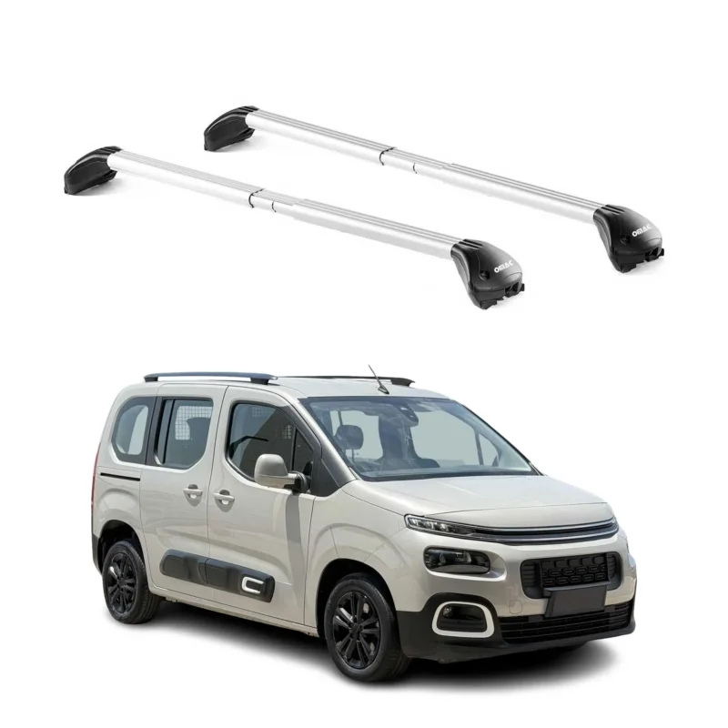 Dachträger Grundtäger für Citroen Berlingo 2008-2026 100kg Alu Silber 2 tlg ABE
