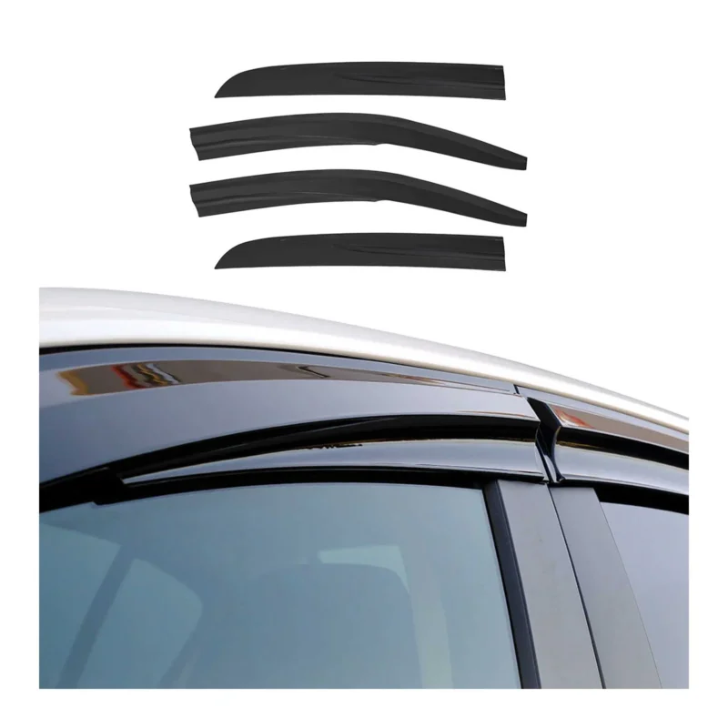 Windabweiser Regenabweiser für Peugeot 2008 II 2020-2026 Schwarz Acrylic 4tlg