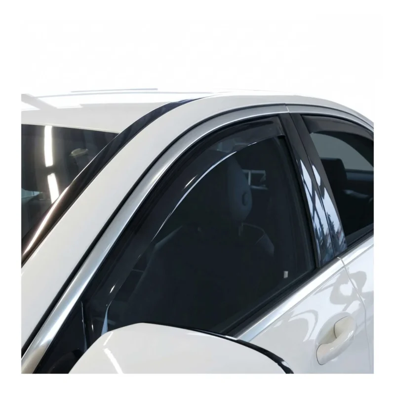 Windabweiser Regenabweiser für Mercedes E Klasse W213 S213 Dunkel Acryl 2tlg