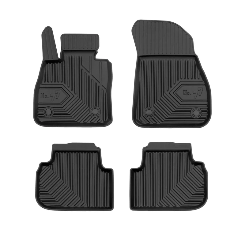 Fußmatten Gummimatten No.77 für BMW 1er F70 2024-2026 TPE Gummi Schwarz 4 tlg