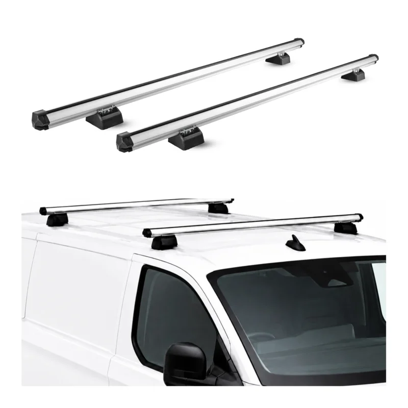 Dachträger für Fiat Doblò III Maxi 2022-2026 H1 2-Träger Aluminium Silber