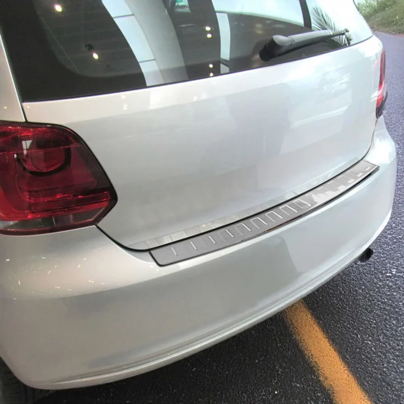 Ladekantenschutz Stoßstange für VW Polo mk5 Schrägheck 2009-2017 Chrom gebürstet