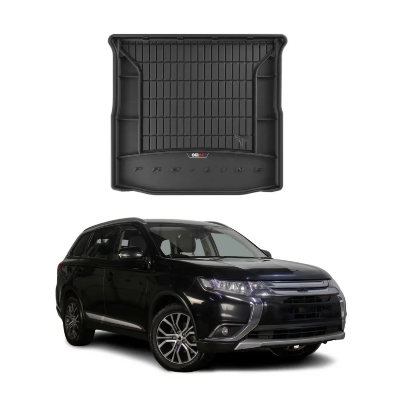 OMAC Gummi Kofferraumwanne für Mitsubishi Outlander 2012-2021 Klappbare 3.Reihe