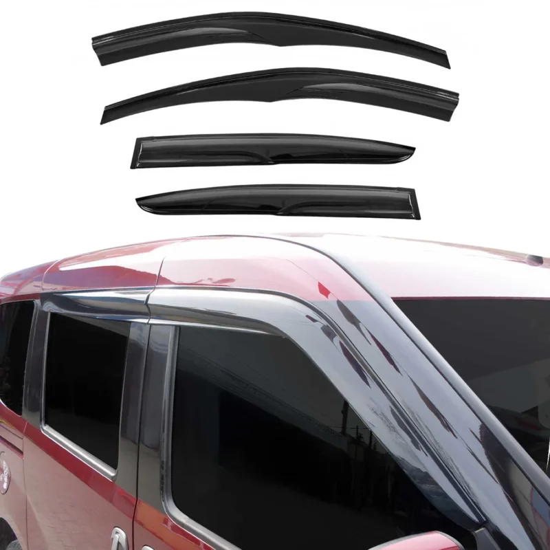 4x Windabweiser Regenabweiser für Ford Tourneo Courier 2014-2024 Acryl Dunkel