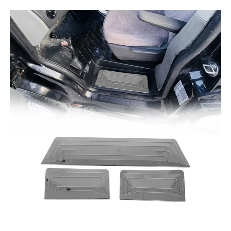 Einstiegsleisten Türschweller für VW Transporter T5 2003-2015 Chrom Dunkel 3x