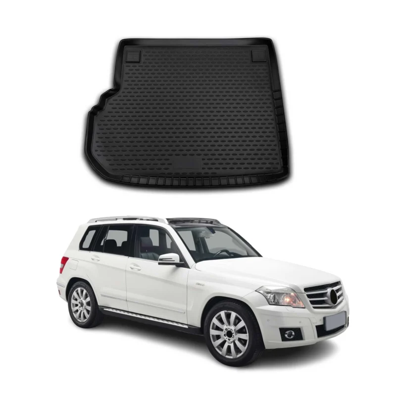 Kofferraummatte Kofferraumwanne für Mercedes GLK Klasse X204 2008-2015 Gummi TPE