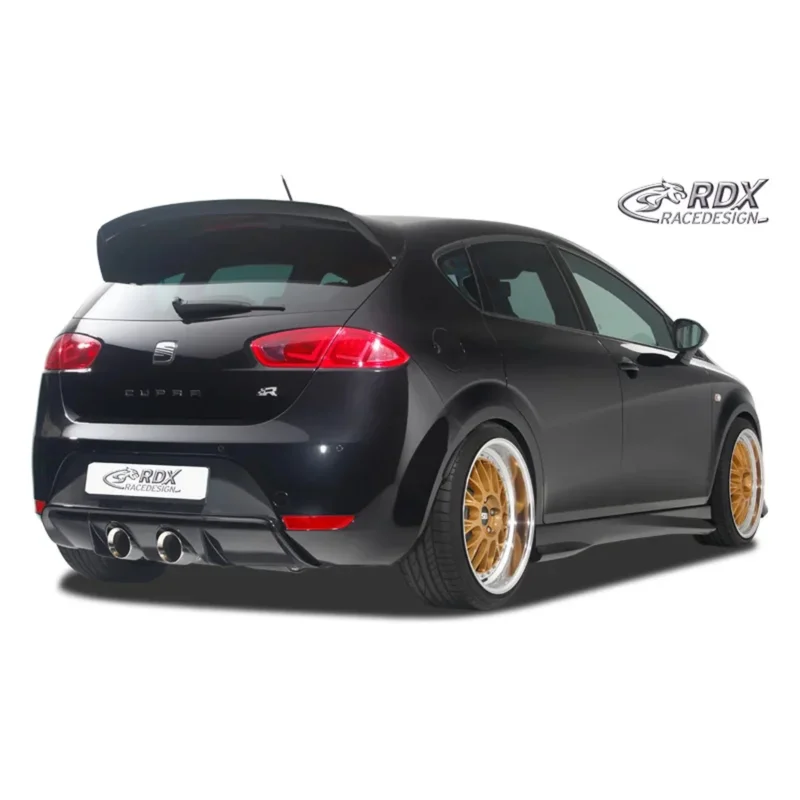 RDX Heckschürzenansatz Diffuser für Seat Leon 1P FR/Cupra Mittelauspuff
