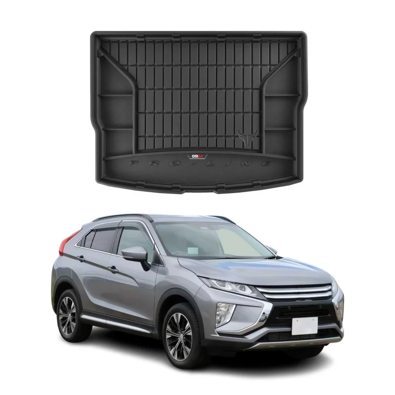 OMAC Gummi Kofferraumwanne für Mitsubishi Eclipse Cross 2018-2026 TPE Schwarz