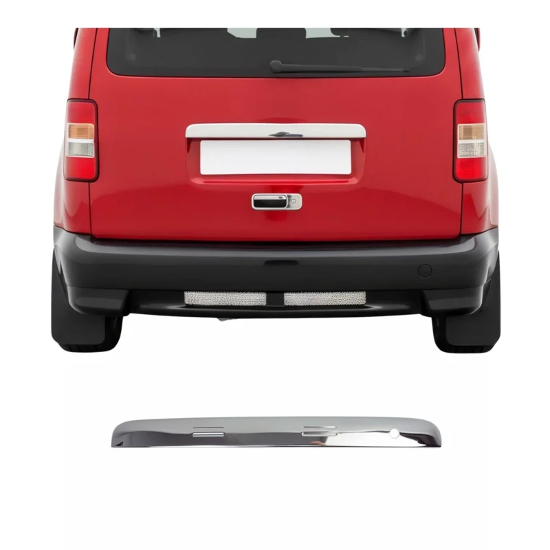 Heckklappe Kofferraumöffner für VW Caddy 2003-2015 Doppeltür Edelstahl Chrom