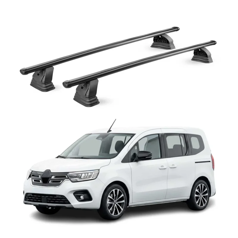 Stahl Dachträger für Renault Kangoo III 2021-2026 TÜV Abschließbar 2tlg Schwarz