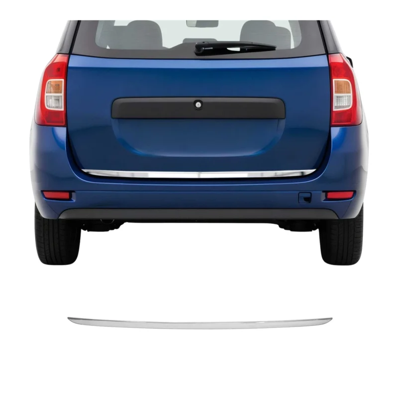 Kofferraumleiste Heckleiste für Dacia Logan MCV 2014-2020 Untere Chrom Edelstahl