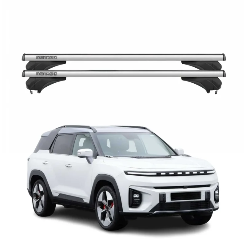 Menabo Dachträger Grundtäger für Kgm Torres 2022-2026 Aluminium Silber 2 tlg
