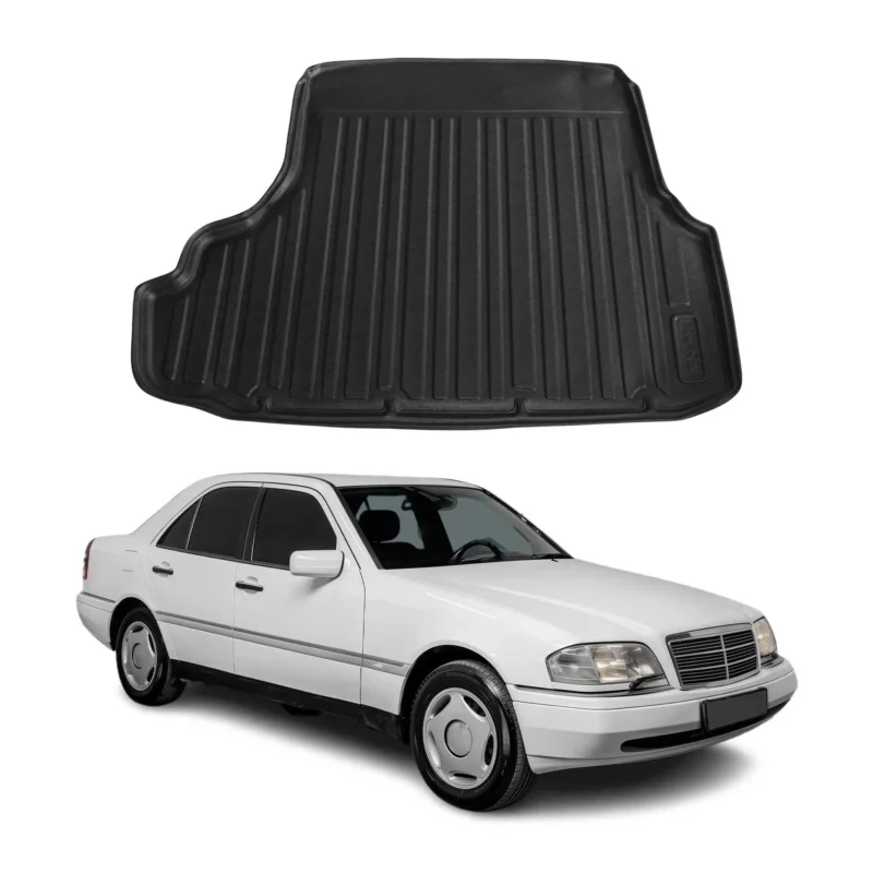 Kofferraumwanne Laderaumwanne für Mercedes C Klasse W202 1993-2000 Gummi TPE