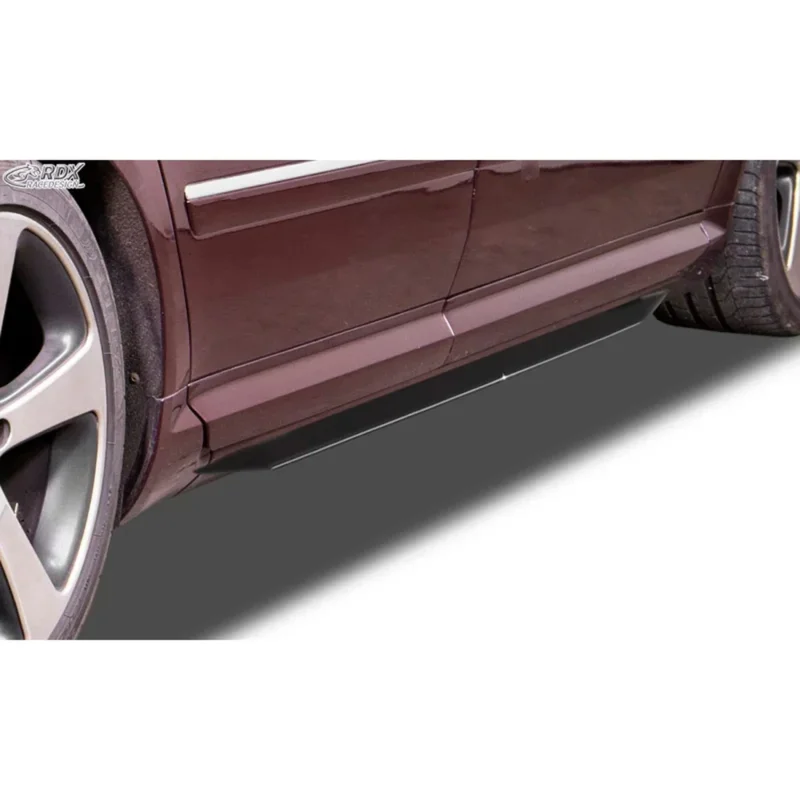RDX Seitenschweller 'Slim' für Audi A8 D3 2003-2009 ABS Schwarz 2er-Set TÜV