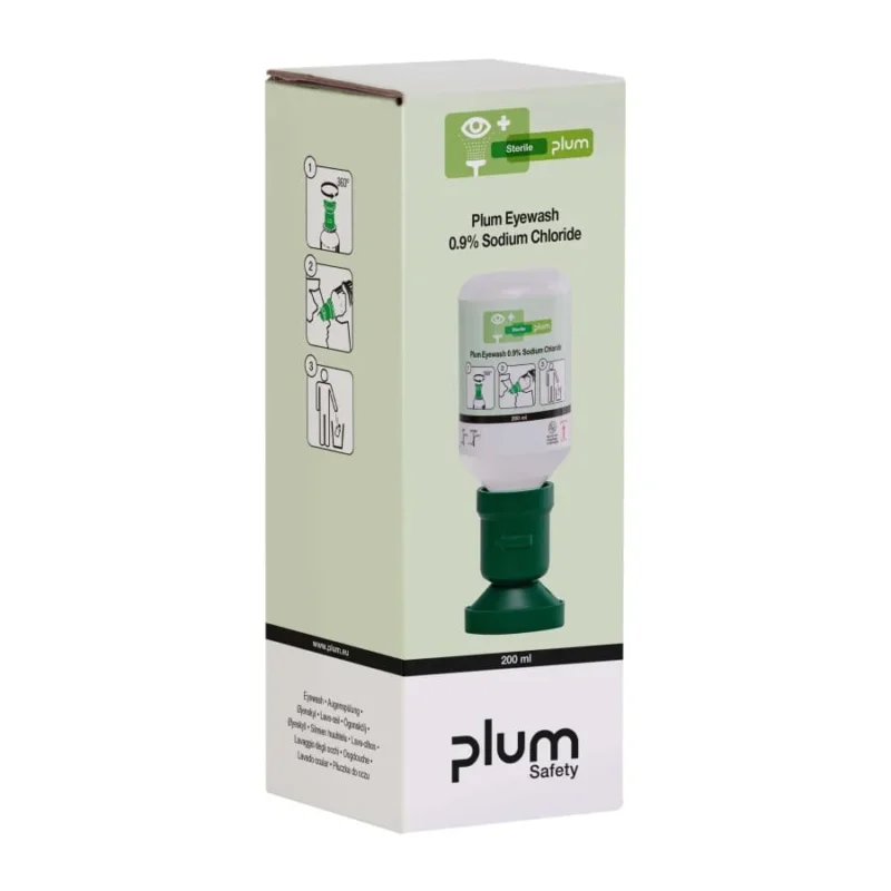 Plum Wund- und Augenspüllösung, Natriumchloridlösung, steril 200 ml