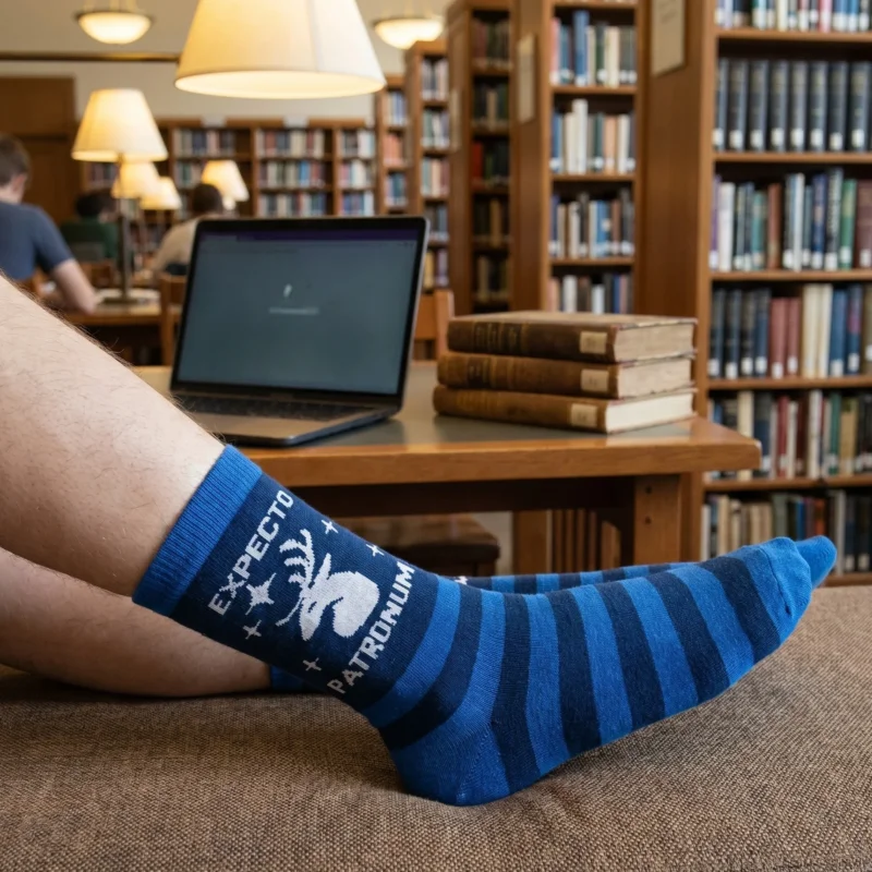 Produktbild Harry Potter - Expecto Patronum Socken blau