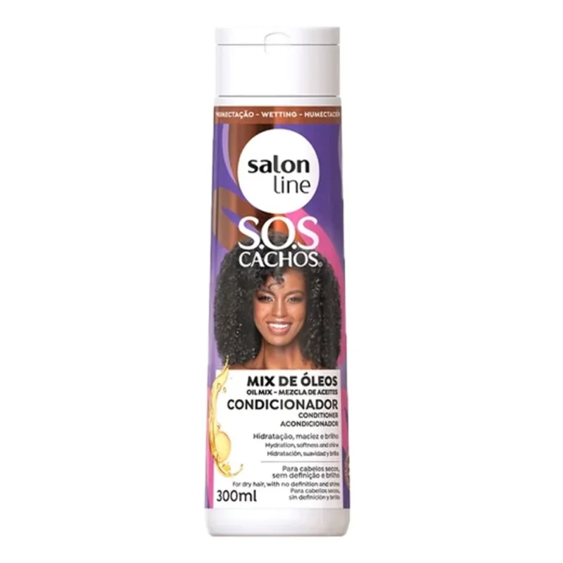 Salon Line SOS Cachos Super Óleos Nourishing Conditioner 300 ml - gtworld.de