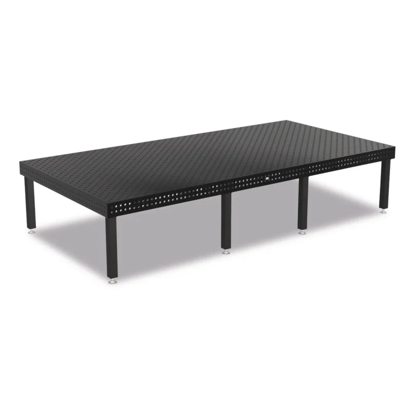 Produktansicht von Siegmund Schweißtisch 4000 x 2000 x 150 mm Professional Extreme 8.7 System 22 Plasmanitriert, Diagonalraster Höhe 800 mm