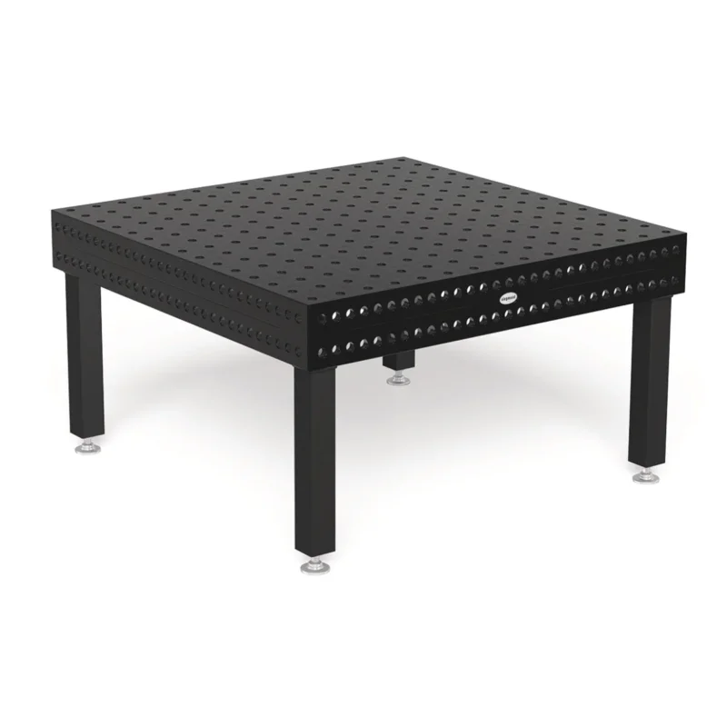 Produktansicht von Siegmund Schweißtisch 1500 x 1500 x 200 mm Professional 750 System 28 Plasmanitriert höhenverstellbar 550-900 mm