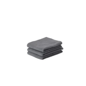 Reinigungstuch-Set aus Baumwolle 3tlg. Cool Grey