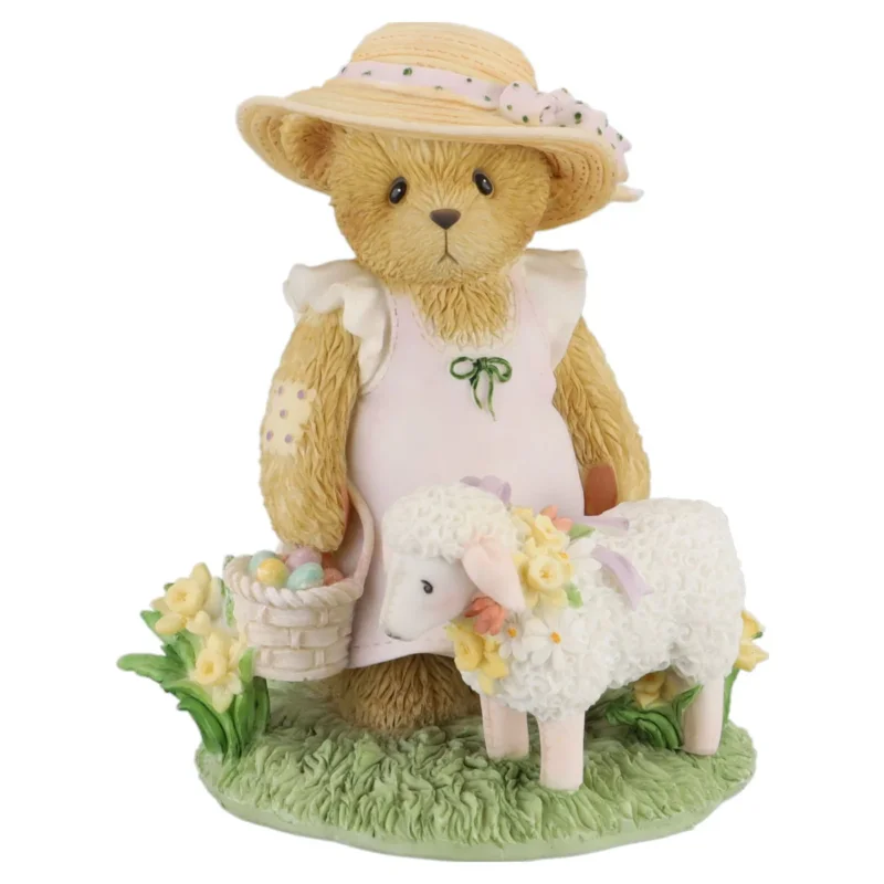 Teddy 107062 April I Couldn't Bear To Be Without Ewe. Enesco Cherished Teddies mit OVP