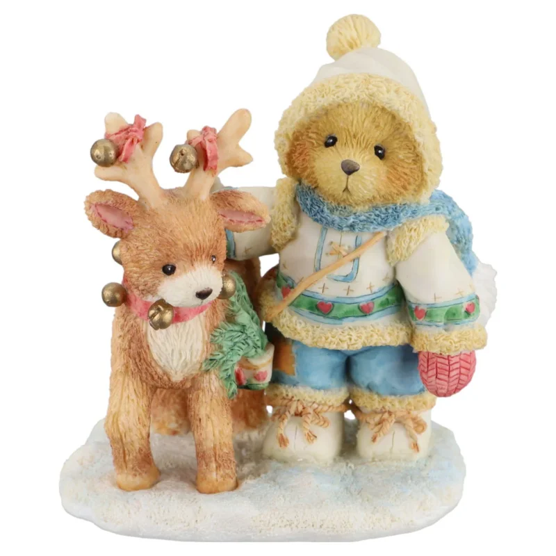 Teddy 617245 Nils "Near And Deer For Christmas" Enesco Cherished Teddies mit OVP