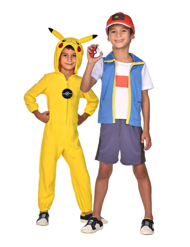 Pokemon™ Paar Ash™ und Pikachu™ Kinder