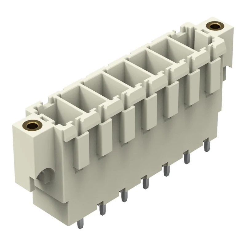 WAGO - Leiterplattensteckverbinder THT-Stiftleiste 831-3607/108-000 1,0x1,2mm,gerade,lgr − 12 Stück