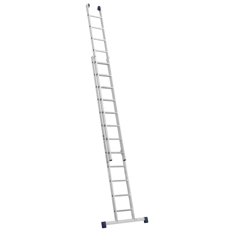 ILLER-LEITER - Sprossenleiter Schiebeleiter o.Seil 2-tlg 58018 2x18 Stufen