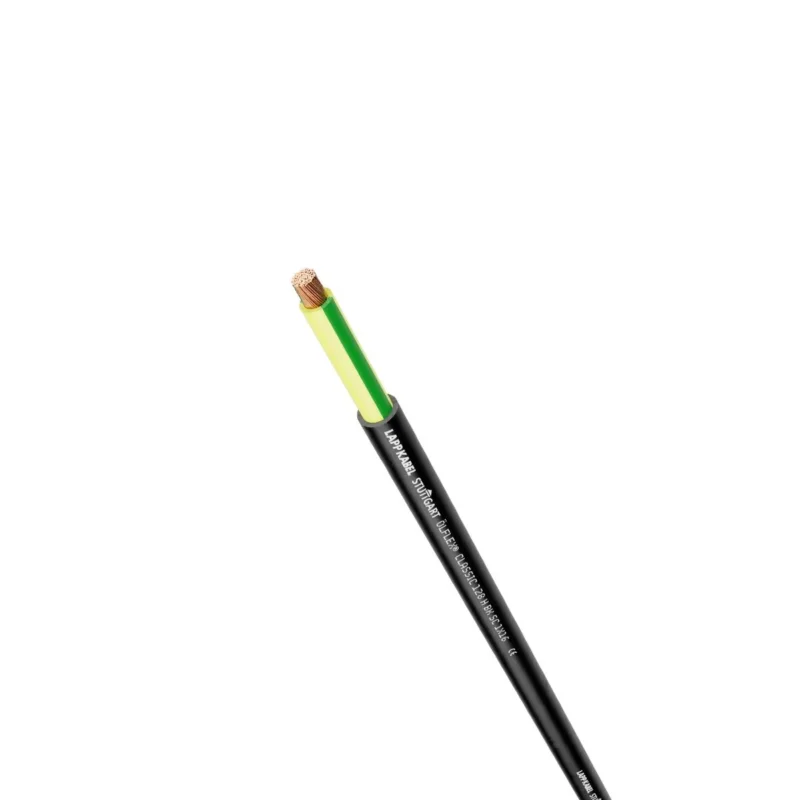 Lapp Kabel&Leitung - Energiekabel >= 1 kV, für ortsveränderlichen Einsatz ÖLFLEX CLASSIC 128 H BK SC 1123814/500 1X50 GN/YE − 500 Meter
