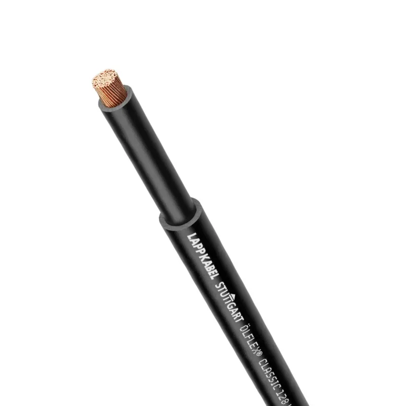 Lapp Kabel&Leitung - Energiekabel >= 1 kV, für ortsveränderlichen Einsatz ÖLFLEX CLASSIC 128 H BK SC 1123803/2000 1X50 − 2000 Meter