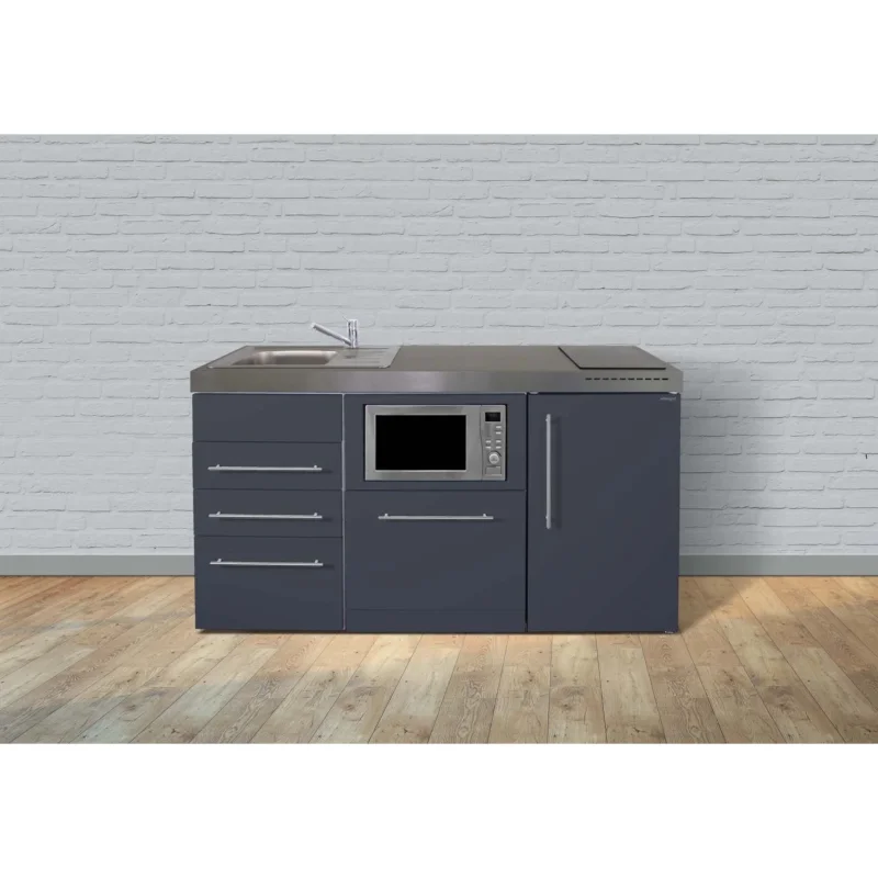 Stengel - Mini-Küche Miniküche Premiumline MPGSMS3SG160GSKSlBr Schiefergrau