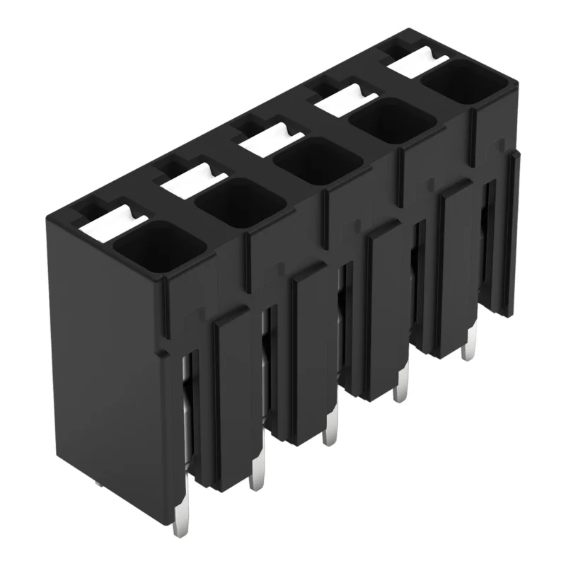 WAGO - Leiterplattenklemme THR-Leiterplattenklemme 2086-3105 Drücker,1,5mm²,sw − 132 Stück