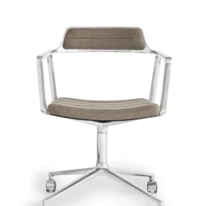 VIPP452 Swivel Chair m/Rollen, dark sand von Vipp