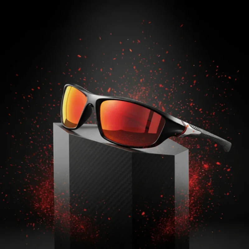 Polarisierte Wraparound-Sonnenbrille