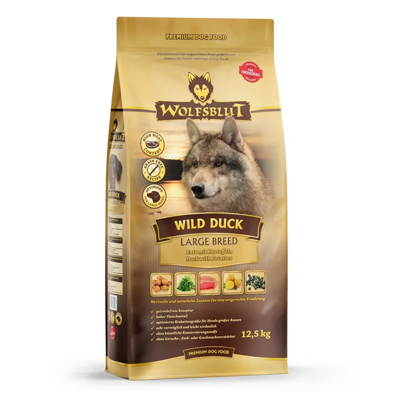 Wolfsblut Large Breed Adult Wild Duck - Ente und Kartoffel
