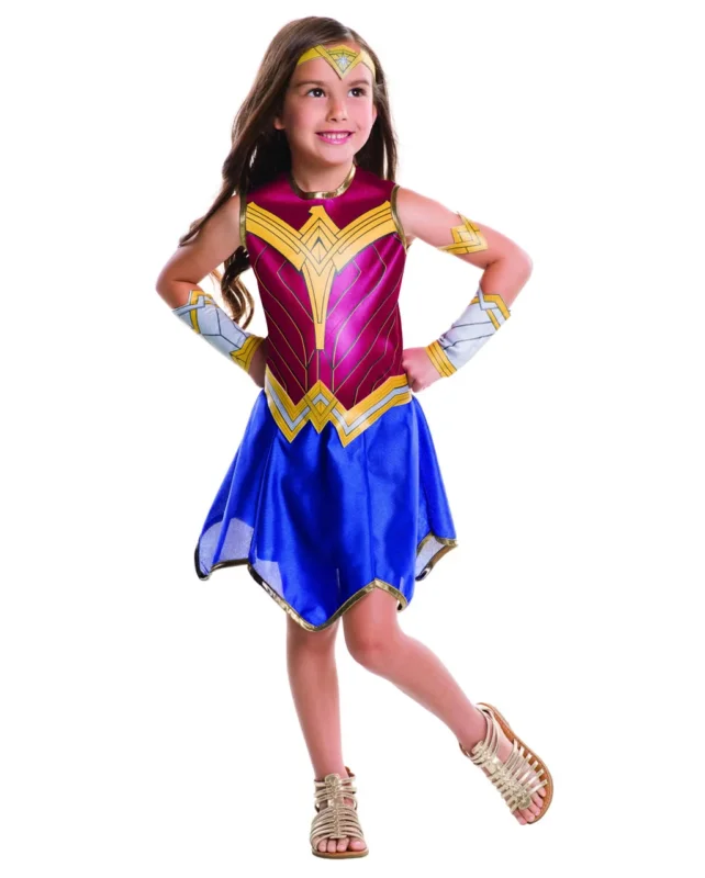 Wonder Woman Kinderkostüm 6-tlg.