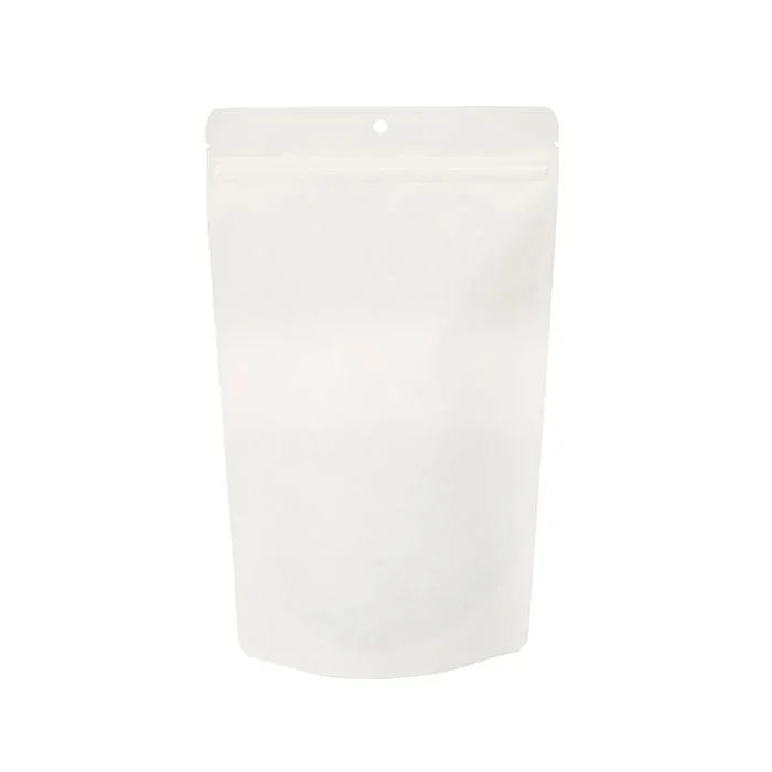 Stand Up Pouches White Kraft Eco-fiendly 17,2x8,9x28,6 cm
